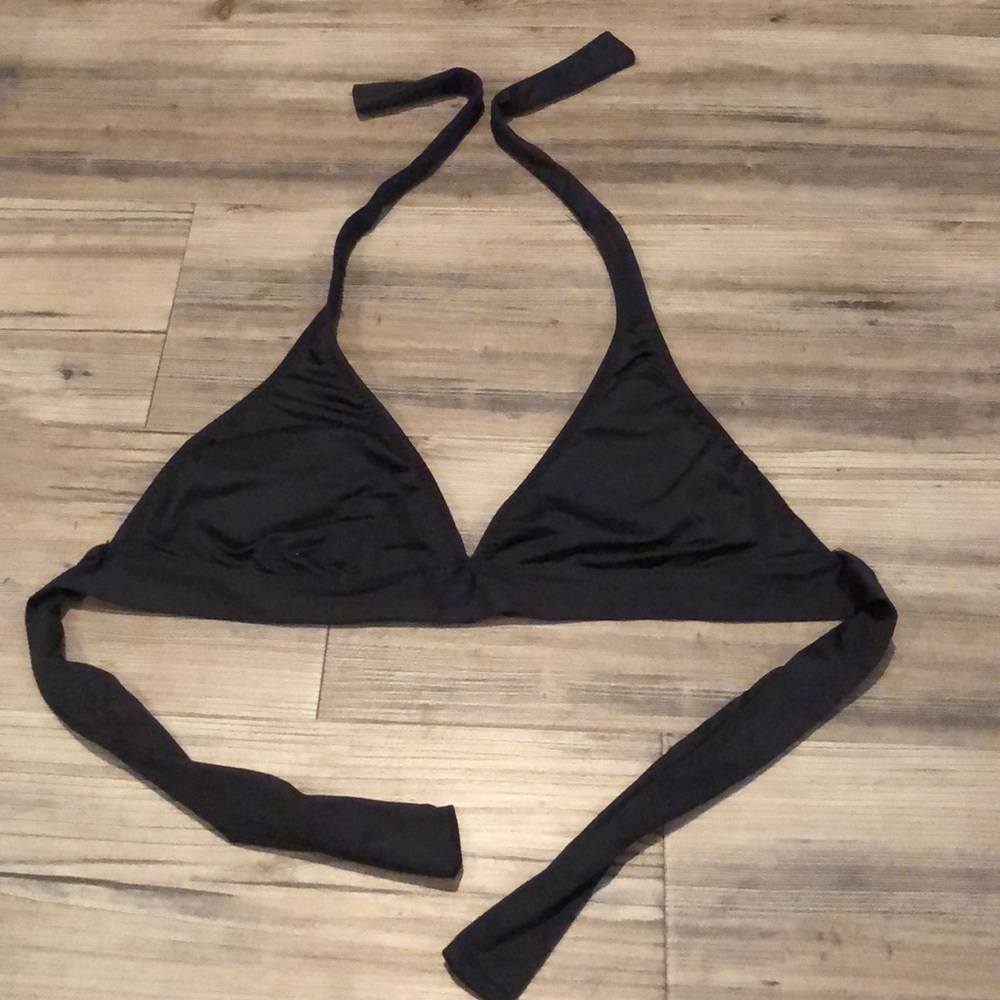 👙 Black Halter Swim Top